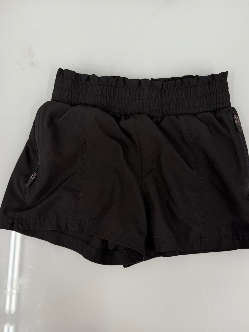 Old Navy Black Girls' Elastic Waist Athletic Shorts